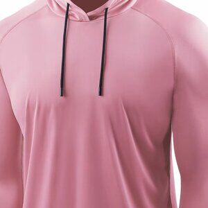 CADMUS Men's Workout Long Sleeve Fishing Shirts UPF XL, Pink